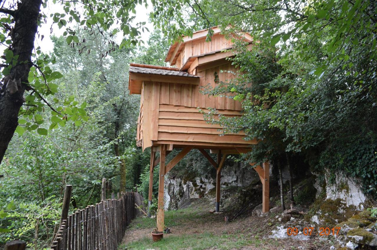 Bed and Breakfast Nuits perchées à Laroque Saint-Antoine-de-Breuilh Exterior foto